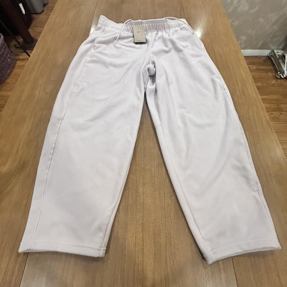 Nike Pants Womens XL Pink Therma-FIT Sweatpants Loose Fit Mid Rise Soft SPOT NWT